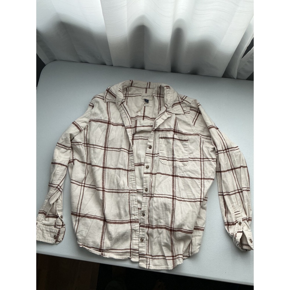 Universal Thread Women's Relaxed Fit Long‎ Sleeve Button Up Shirt Top Size L - Picture 4 of 5